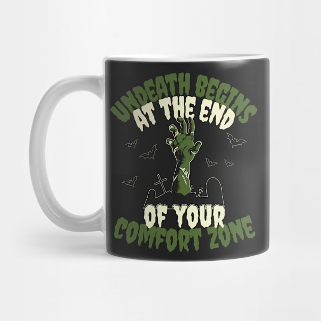 Motivational Zombie - Out of the comfort zone by LittleAna